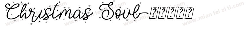 Christmas Soul字体转换